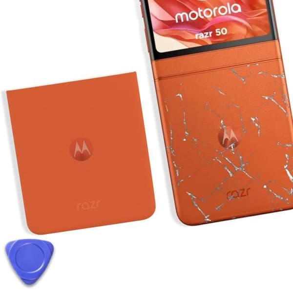 Batterikapacitet för Motorola Razr 50 Original Service Pack Motorola Orange