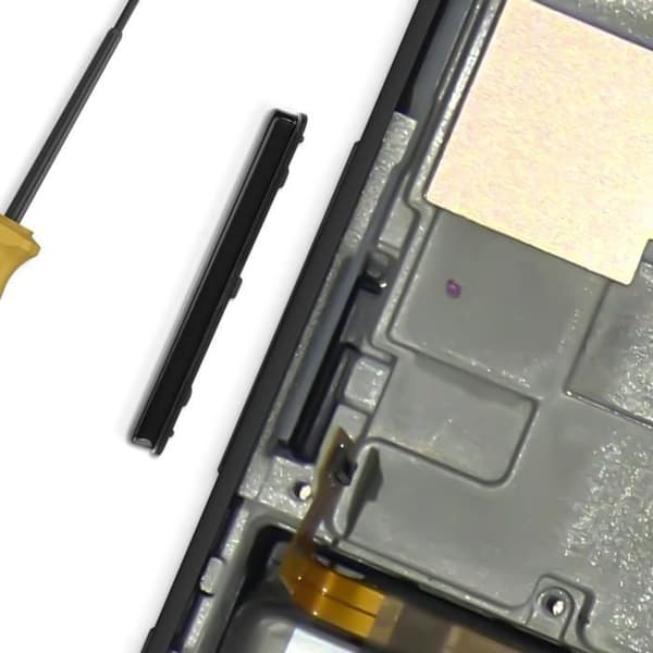 Volymknapp för Samsung Galaxy A51 Original Samsung Svart