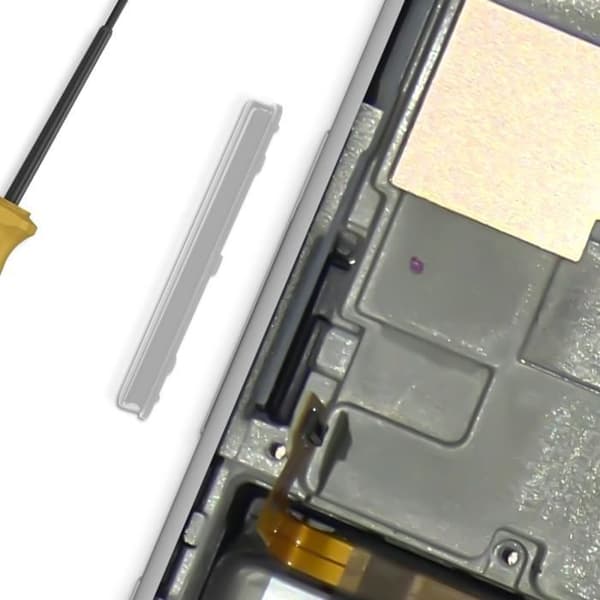 Volymknapp för Samsung Galaxy A51 Original Samsung Vit