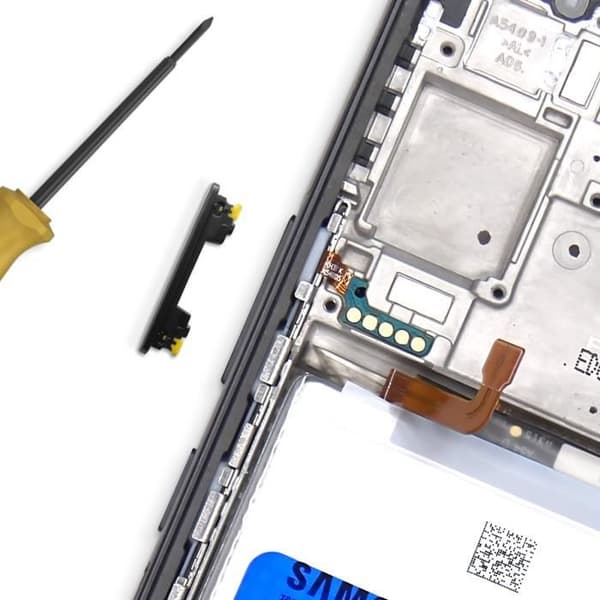 Knapp Volym för Samsung Galaxy A54 och A34 Original Samsung Svart