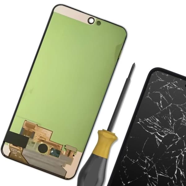 LCD-skärm och Touchglas för Samsung Galaxy A35 Original Samsung Svart
