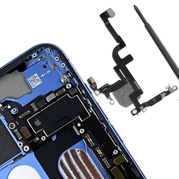 Ersättnings Bluetooth-napp för iPhone 16 Relife Svart