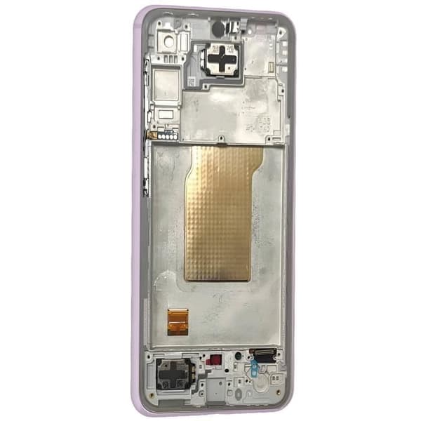 Skärm för Samsung Galaxy A35 LCD + Touchglas + Original Samsung Chassi Lavendel