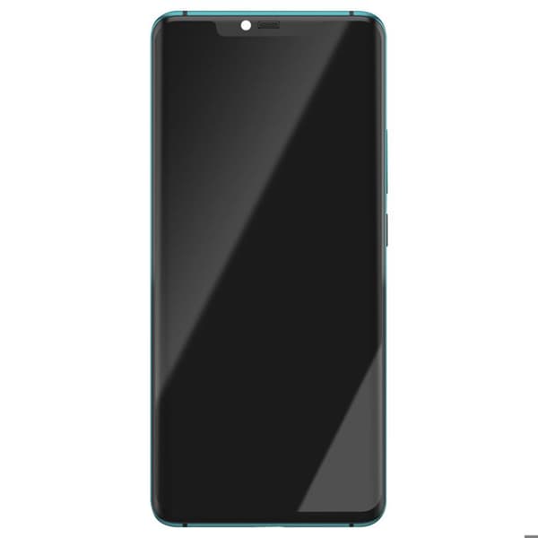 LCD-skärm + Touchglas för Huawei Mate 20 Pro med grön ram