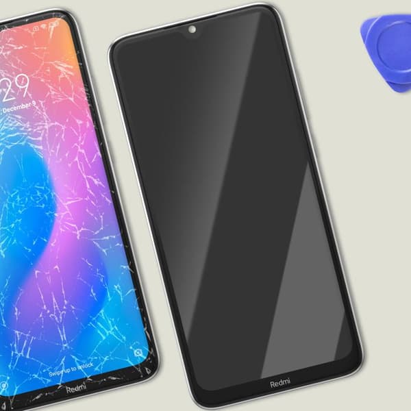 Skärm för Xiaomi Redmi Note 8T LCD + Touchscreen + Original Xiaomi Chassi Vit