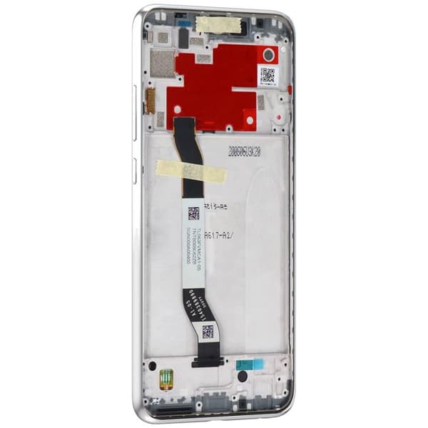 Skärm för Xiaomi Redmi Note 8T LCD + Touchscreen + Original Xiaomi Chassi Vit