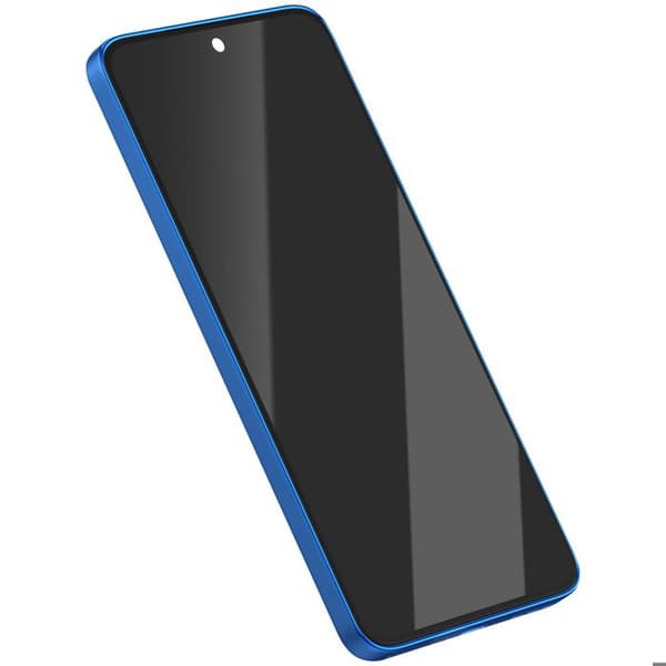 Skärm för Motorola Edge 50 Neo LCD + Touchglas + Original Motorola Blå Chassi