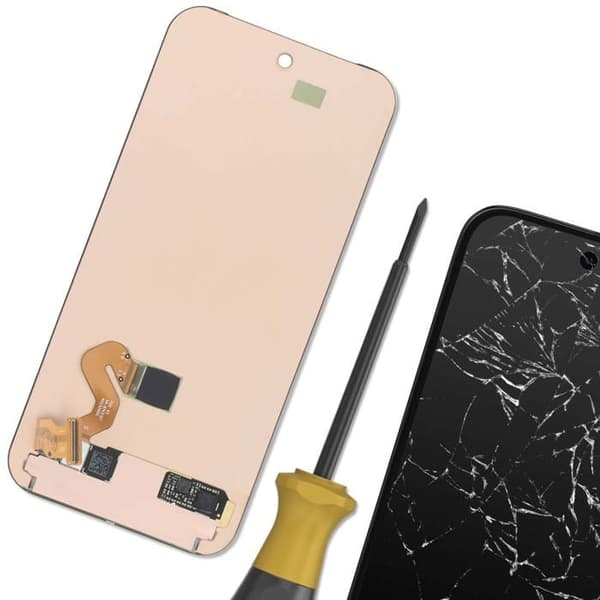 LCD-skärm och Trycksensitiv Glas för Google Pixel 9 Pro Relife Svart