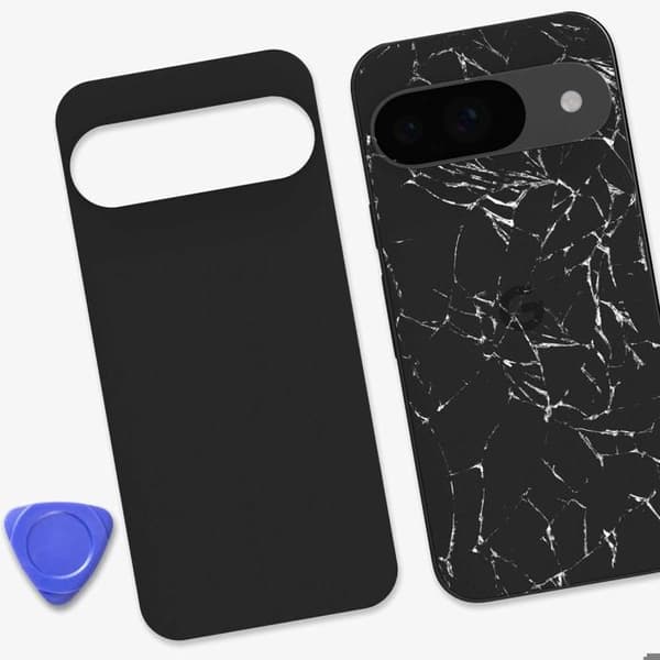 Ersättnings baksida för Google Pixel 9 Svart