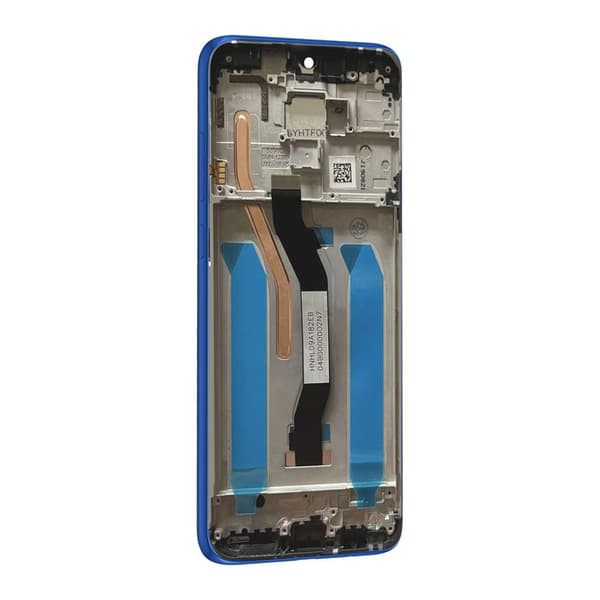 LCD-skärm + Pekskiva för Xiaomi Redmi Note 8 Pro med Blått Chassi
