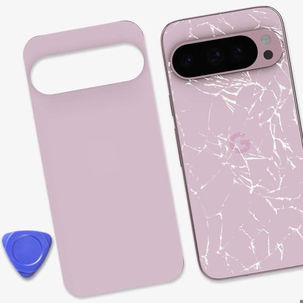 Ersättningsbakglas för Google Pixel 9 Pro Rosa
