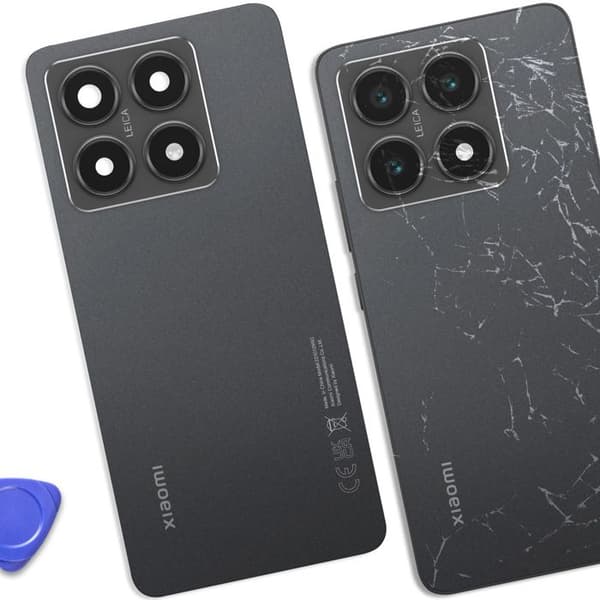 Bakre glas för Xiaomi 14T Original Service Pack Xiaomi Svart