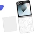 Miniatyrbild 4 av 4: Bakre panel för Samsung Galaxy Z Flip 6 Original Samsung Vit