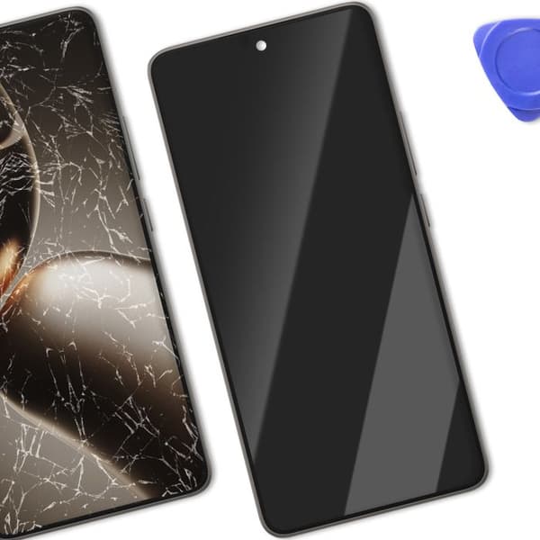 Skärm för Xiaomi 14T LCD + Beröringsglas + Original Xiaomi Chassi Grå