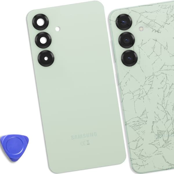 Bakre glas för Samsung Galaxy S25 Original Service Pack Samsung Grå