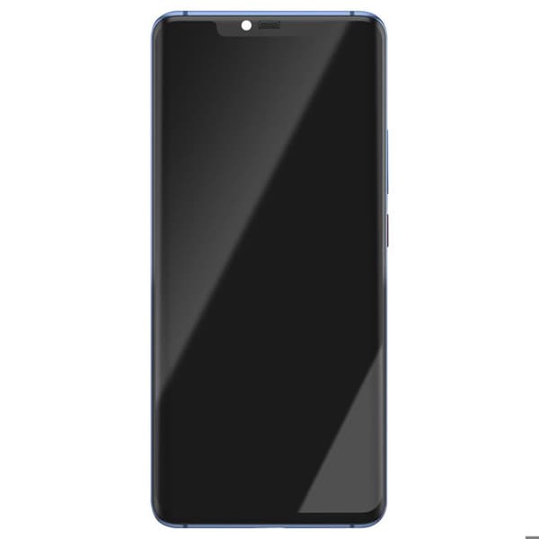 LCD-skärm + Touchglas för Huawei Mate 20 Pro med chassi i nattblått