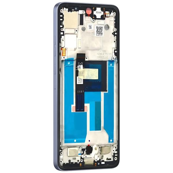 Skärm för Motorola Edge 50 Neo LCD + Pekskärm + Original Motorola Chassi Mörkgrå