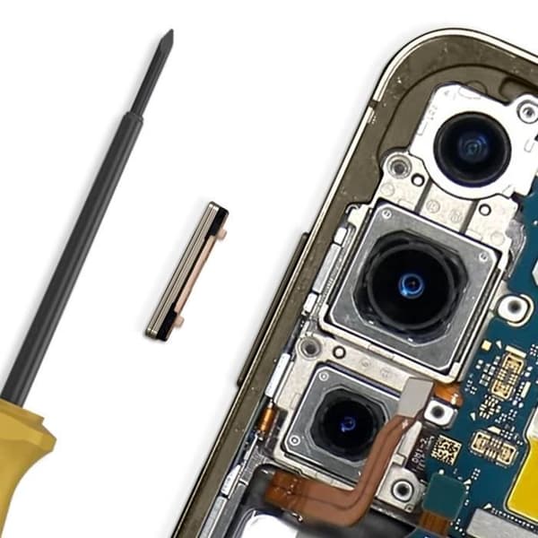 Volymknapp för Samsung Galaxy S24 och S24 Plus Beige