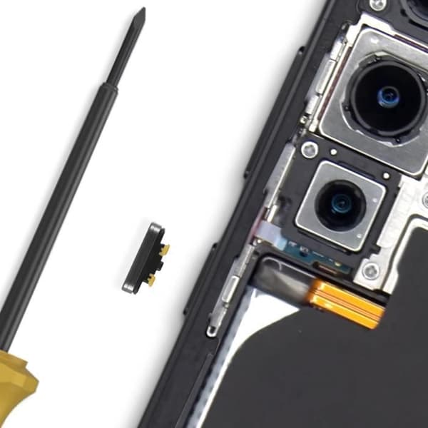 Strömbrytare för Samsung Galaxy S23 FE Svart