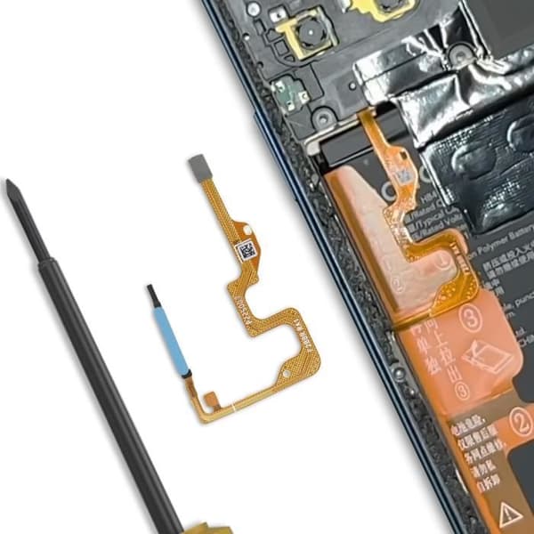 Fingeravtrycksläsare för Honor 70 Lite och X8 5G Blå