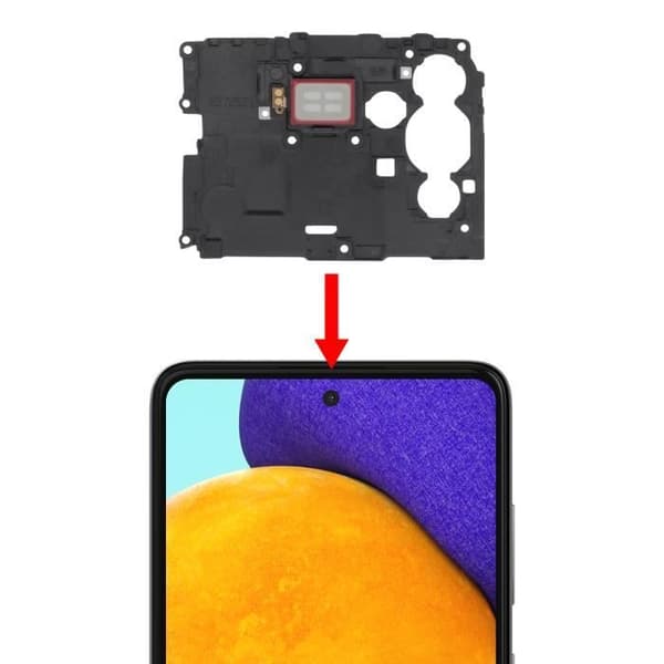Intern högtalare för Samsung Galaxy A52 Hörlur Svart