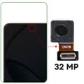Miniatyrbild 3 av 4: Främre Kamera för Realme 12 Pro Plus Selfie Sensor 32MP Svart