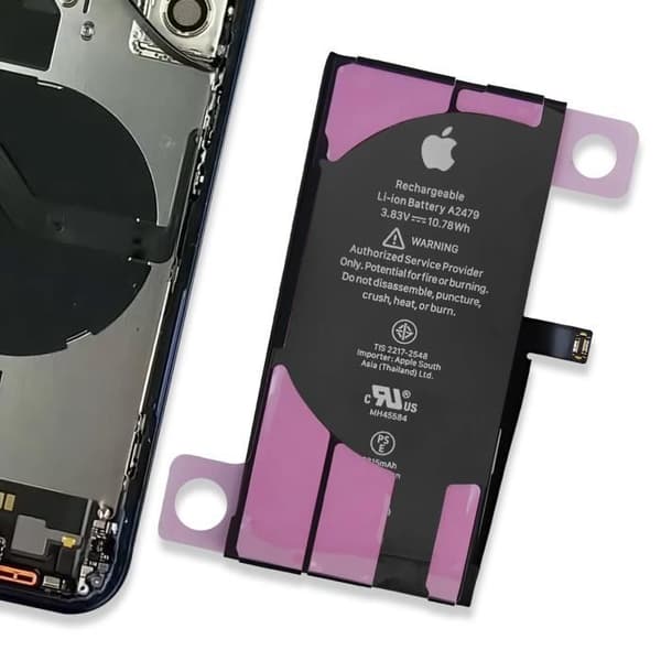 Klibbatteri för iPhone 12, stabil genomskinlig fäste