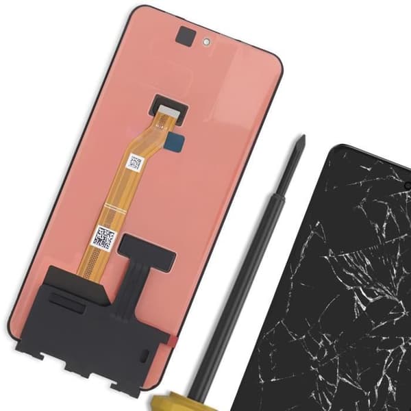 LCD-skärm och Touchglas för Honor Magic 6 Lite 5G Svart