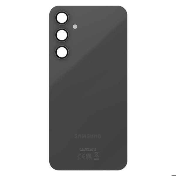 Reservdel, Baksida för Galaxy S23 FE med Kameralinse - Svart