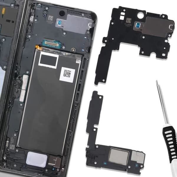 Extern högtalare och Intern hörlurar för Samsung Galaxy Z Fold 4 Svart