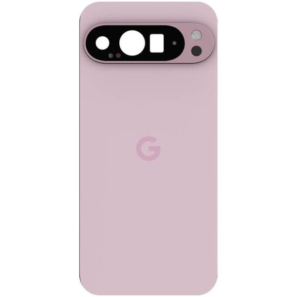 Bakre glas för Google Pixel 9 Pro XL Original Service Pack Google Rosa