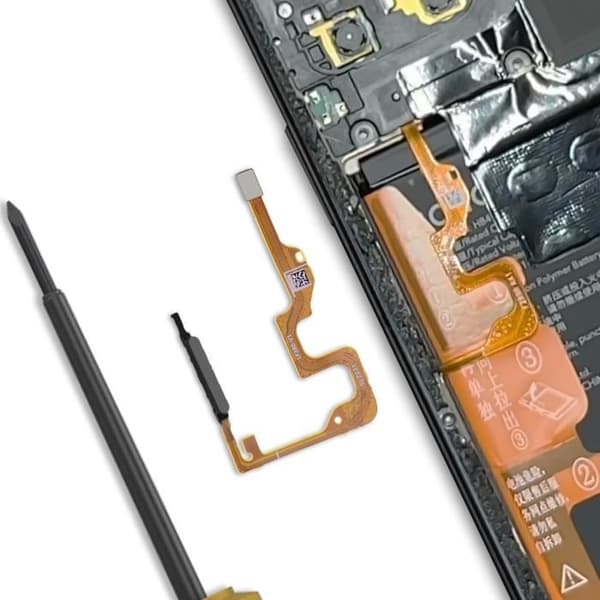 Fingeravtrycksläsare för Honor 70 Lite och X8 5G Svart