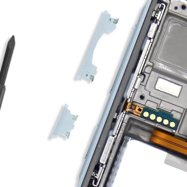 Ström- och volymknapp för Samsung Galaxy A35 5G Blå