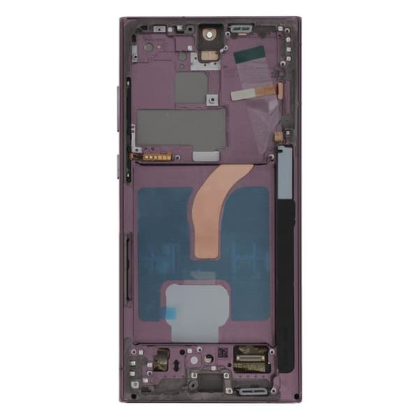 Reservdel telefon, Komplett Block för Galaxy S22 Ultra OLED Skärm + Touchglas