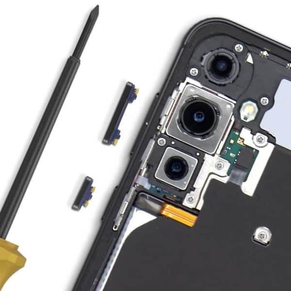Ström- och volymknapp för Samsung Galaxy S23 FE svart