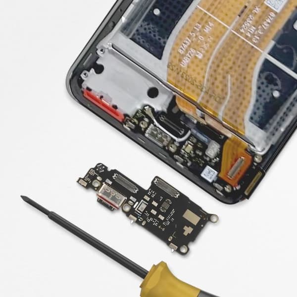 Laddkabel för Realme 12 Pro och 12 Pro Plus samt SIM-kortläsare svart