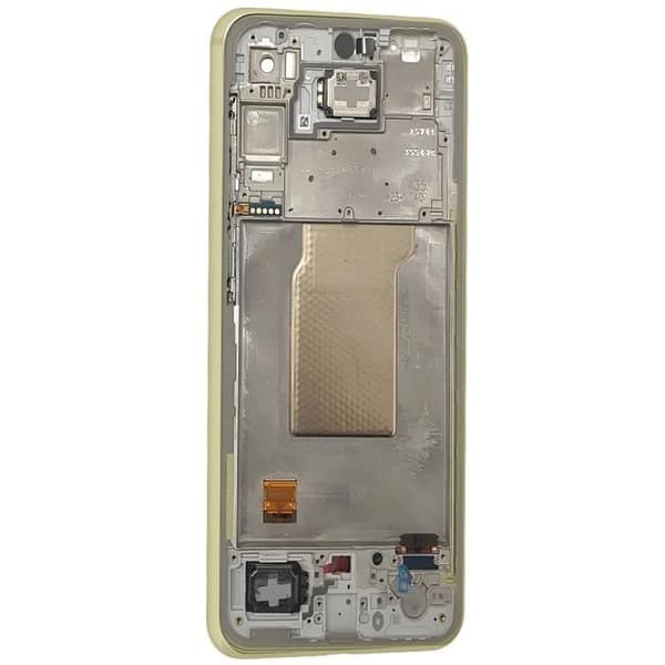 Skärm för Samsung Galaxy A35 LCD + Touchglas + Original Samsung Chassi Grön Citron
