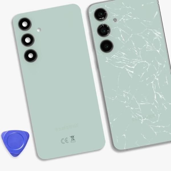 Baksida för Samsung Galaxy S24 FE Originalt Service Pack Samsung Grön