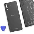 Miniatyrbild 4 av 4: Ersättningsbakglas för Sony Xperia 10 2 Svart