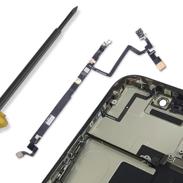 Ersättnings Bluetooth-napp för iPhone 16 Pro Svart