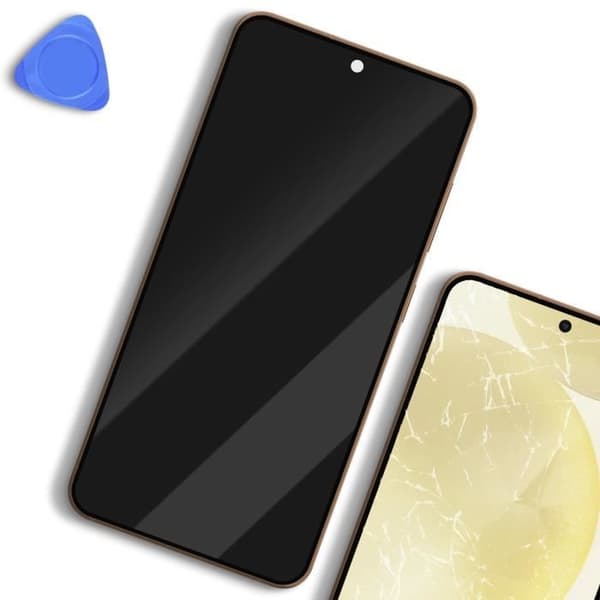 Skärm för Samsung Galaxy S24 LCD + Pekskärm + Original Samsung Chassi Orange