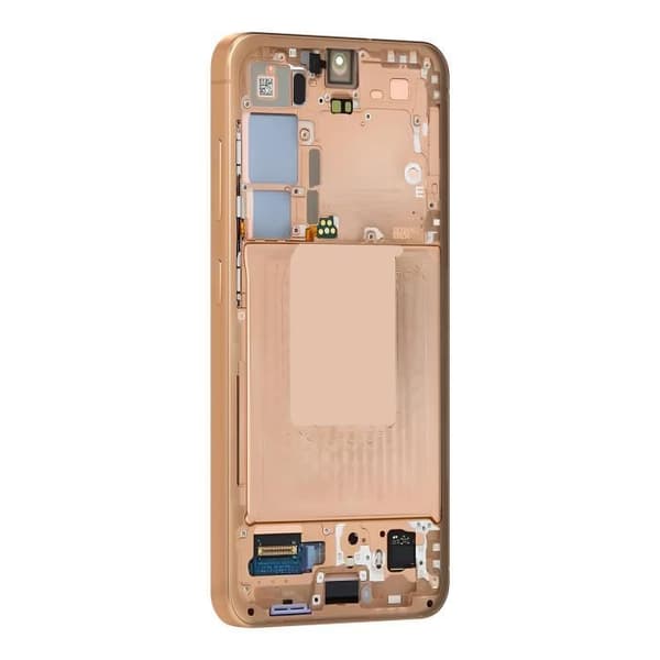 Skärm för Samsung Galaxy S24 LCD + Pekskärm + Original Samsung Chassi Orange
