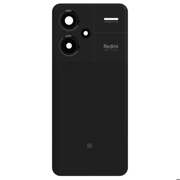 Bakre glas för Xiaomi Redmi Note 13 Pro Plus Original Service Pack Xiaomi Svart