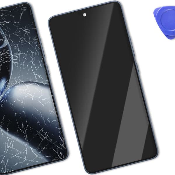 Skärm för Xiaomi 14T LCD + Beröring glas + Original Xiaomi ram Blå