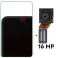 Miniatyrbild 3 av 4: Främre kamera för Samsung Galaxy M34 5G 13MP Selfie-sensor Svart