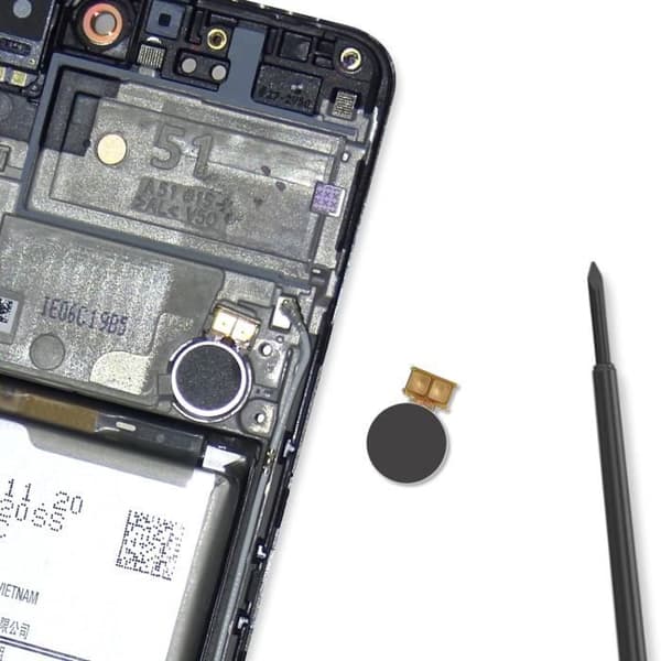 Vibrationsersättning för Samsung Galaxy A51 Svart