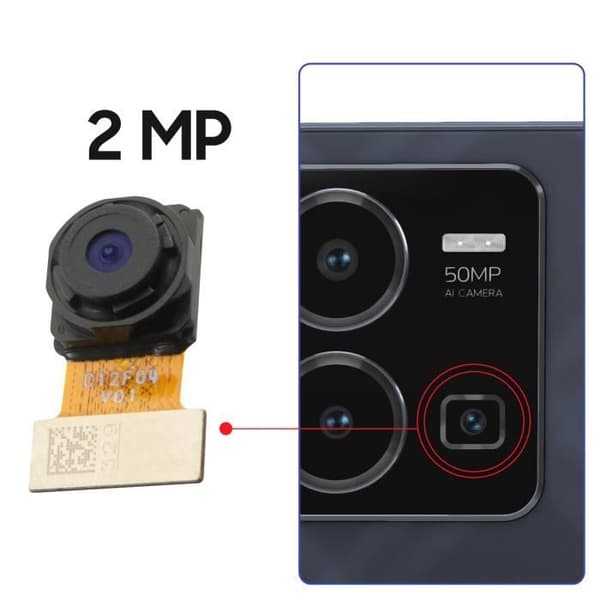 Reservdel Kamera 2MP för Vivo Y35 - Vivo Y22s