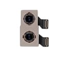 Miniatyrbild 1 av 2: Reservdel Bakkamera för iPhone X - 2 Linser, 2 Band Svart