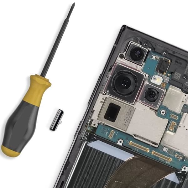Original Samsung Svart Strömbrytare för Samsung Galaxy S23 Ultra