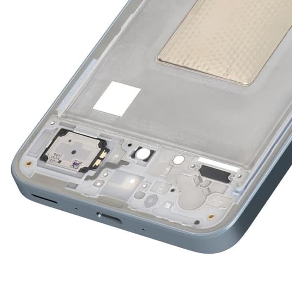 Centralt chassi för Samsung Galaxy A35 5G Original Service Pack Samsung Blå